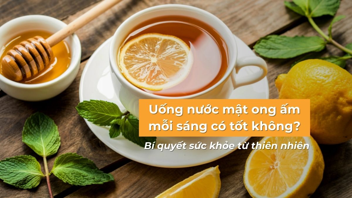 Uống nước mật ong ấm mỗi sáng có tốt không? Bí quyết sống khỏe