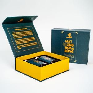 Mật Ong Hoa Rừng Glow S - Hộp 2 chai 490g (tổng 980g)