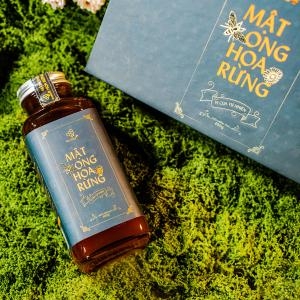 Mật Ong Hoa Rừng Glow S - Hộp 1 chai 490g