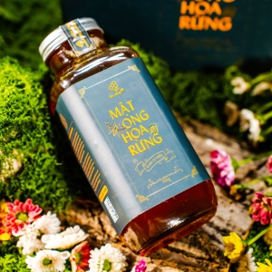 Mật Ong Hoa Rừng Glow S - Hộp 1 chai 490g