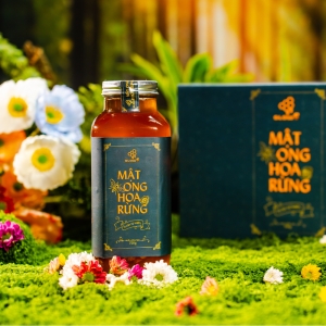 Mật Ong Hoa Rừng Glow S - Hộp 2 chai 490g (tổng 980g)